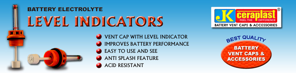 Battery Electrolyte Level Indicators